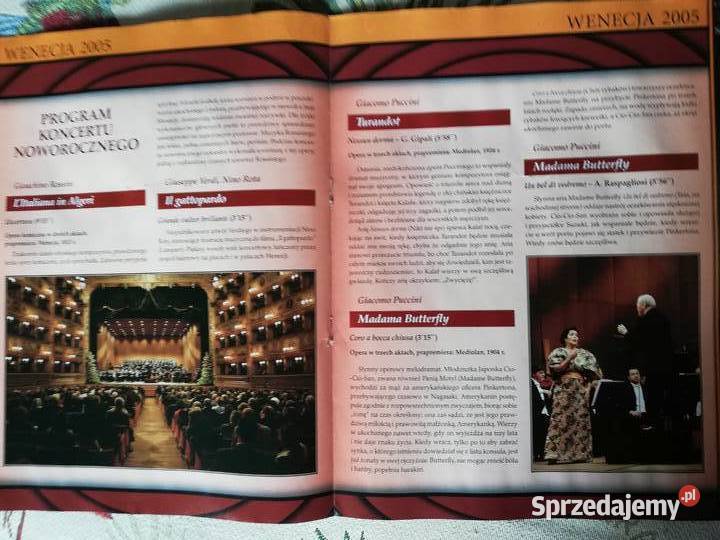 Kolekcja La Scala Koncert noworoczny Wenecja Płyty i kasety Kraków