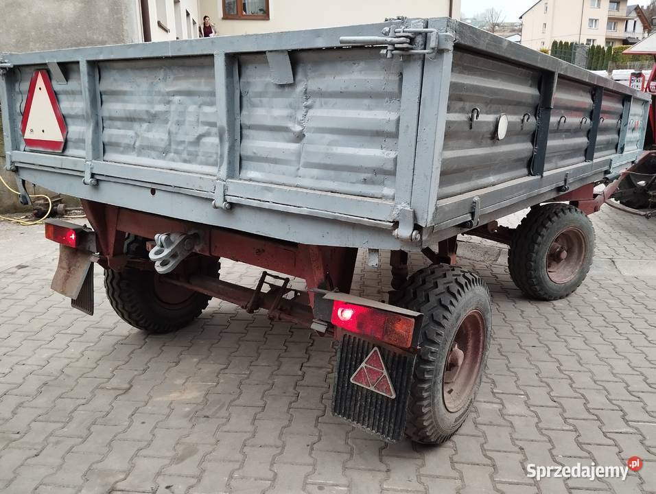 Przyczepa rolnicza D46 D47 nieuszkodzony Wieprz sprzedam