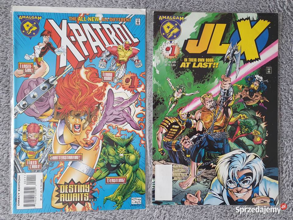 Amalgam Comics zestaw 13 komiksów USA Marvel DC