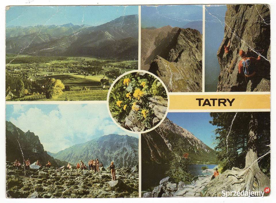 TATRY DUŻA POCZTÓWKA WIELOWIDOKOWA 1 Krynki