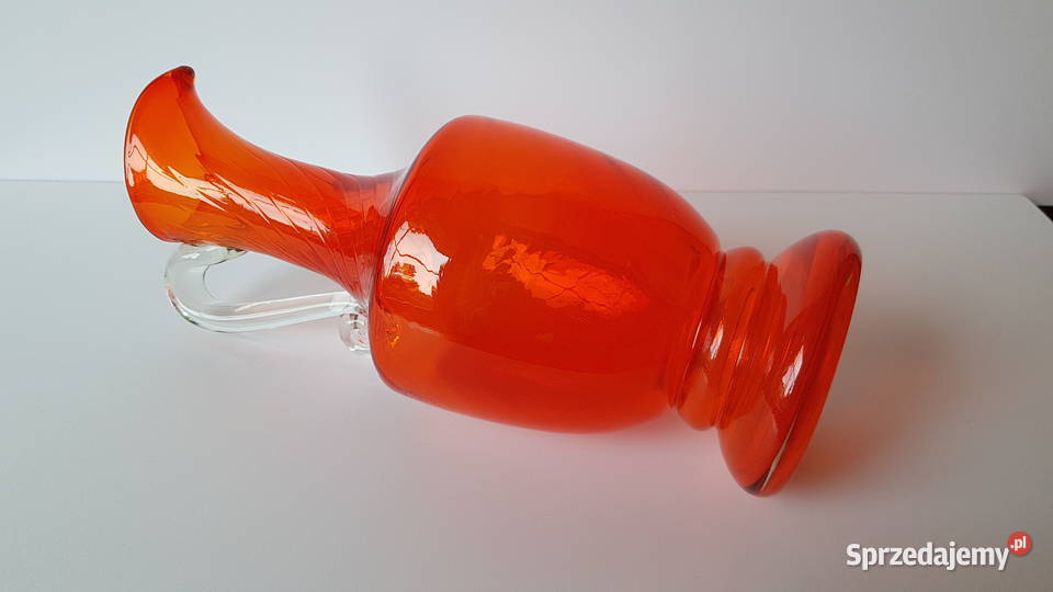 Kanelowany dzbanek Fiedorowicz Ząbkowice Staszic Dąbrowa Górnicza