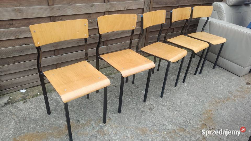 Krzesło szkolne OK1 siedzisko 455 metalowe Warszawa