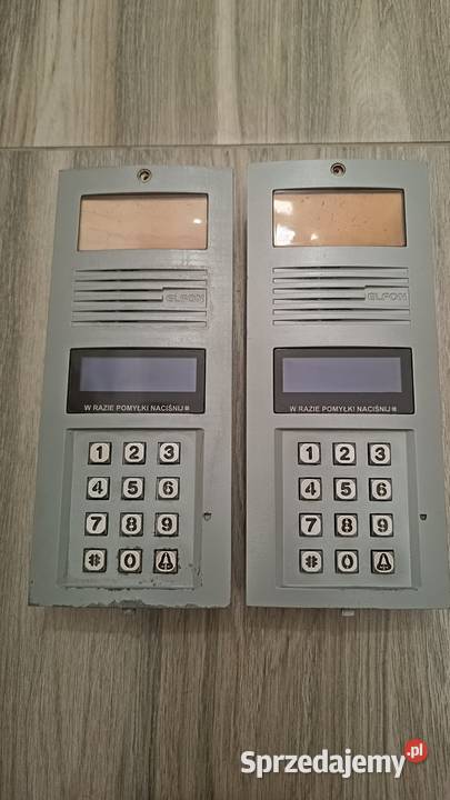 Panel domofonu elfon optima sl255 2 sztuki Dom i Ogród pomorskie Tczew sprzedam