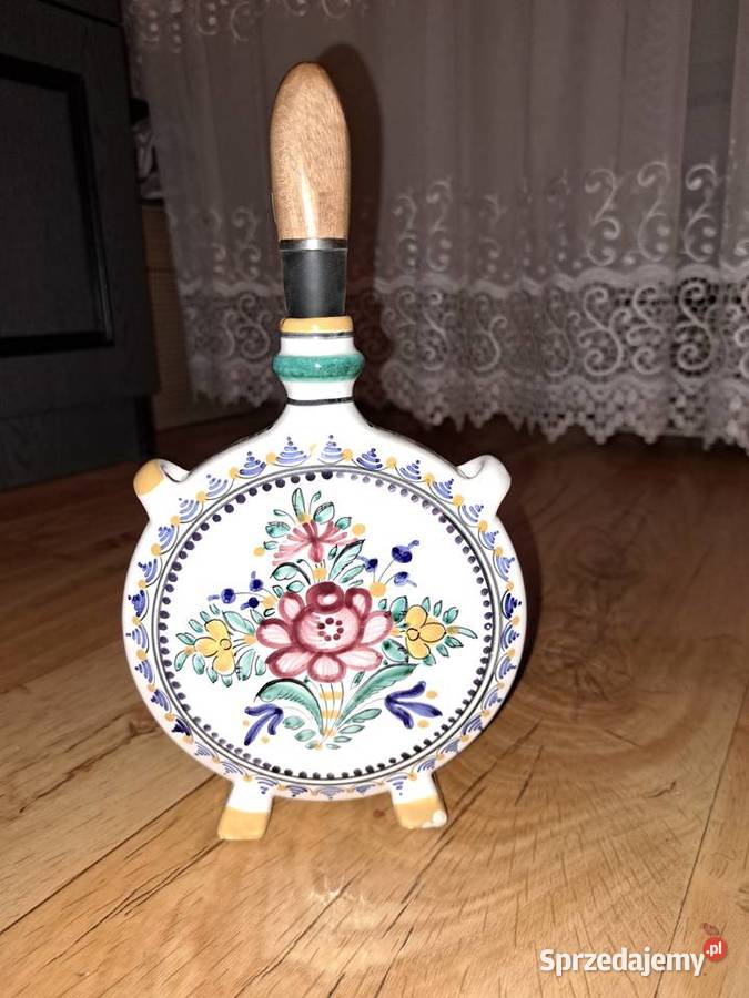Stara ceramiczna karafka sygnowana Ar Lubań