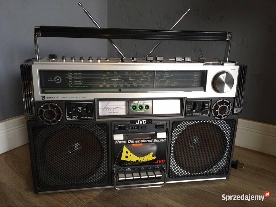 JVC RC-838W Boombox Ghettoblaster radiomagnetofon vintage