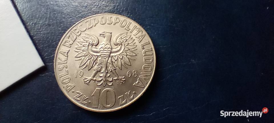Stare monety 10 złotych 1968 Mikołaj Kopernik podkarpackie Lesko