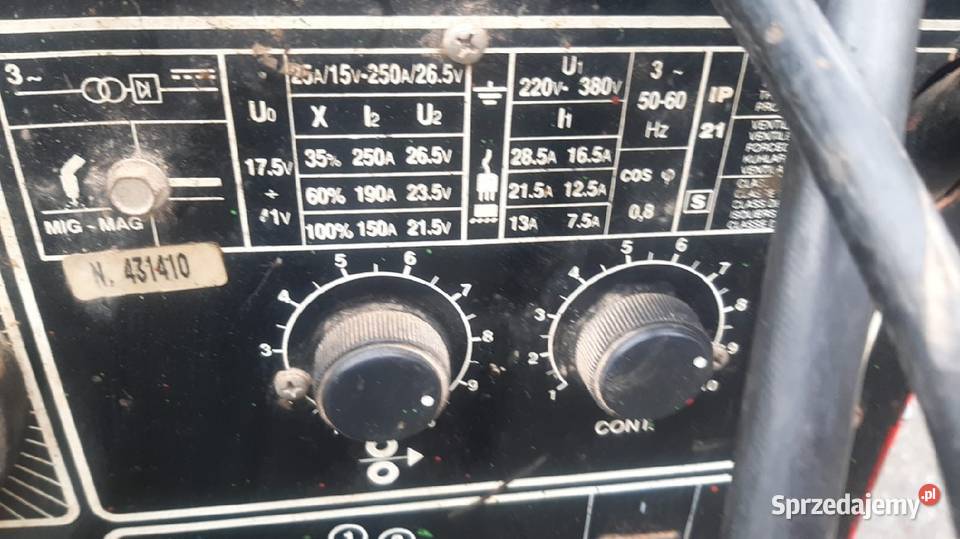 Spawarka cebora mig 260 sprzedam