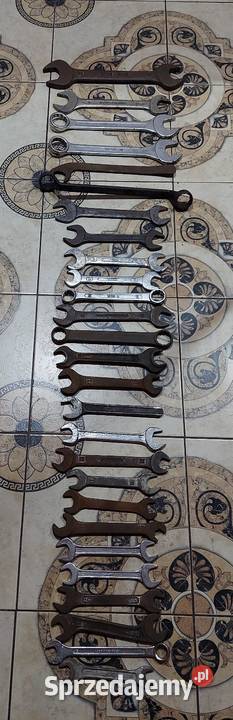 Klucze płaskie oczkowe płaskie 46 41 36 32 30 28 śląskie Chorzów