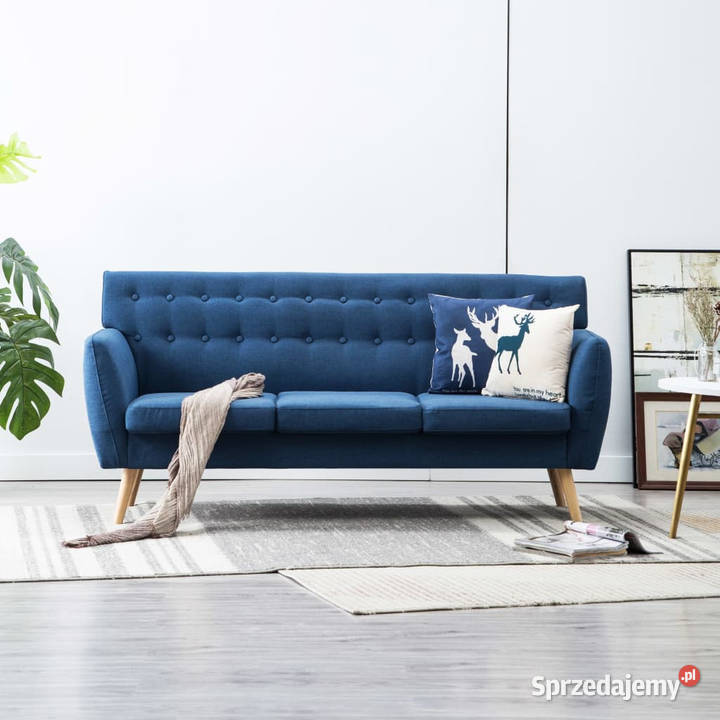 3osobowa sofa tapicerowana tkaniną 172x70x82 Warszawa