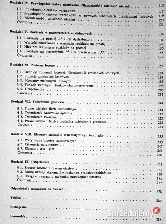Rachunek prawdopodobieństwa Lech Tadeusz Kubik lubelskie Chełm
