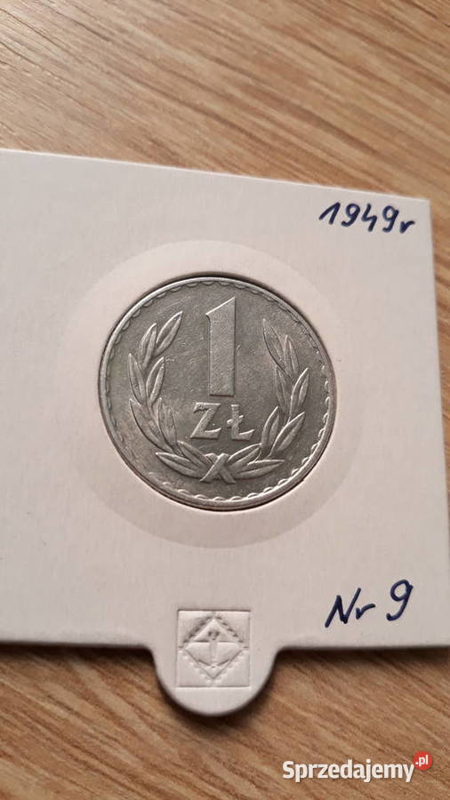 1 złoty 1949 r Aluminium 9 Mennicza sprzedam