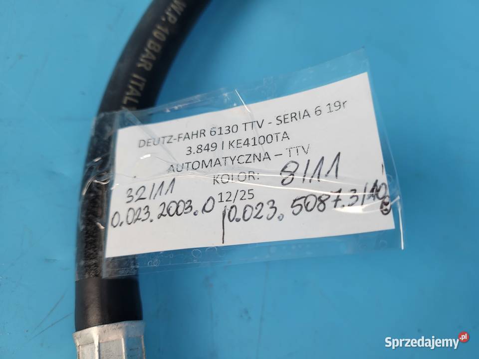 DEUTZFAHR 6130 TTV RURA PRZEWÓD WĄŻ FILTRA kujawsko-pomorskie Kolno