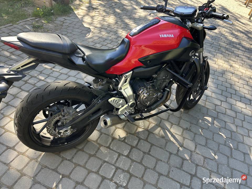Yamaha MT07 A ABS 2014 Doinwestowana Rok produkcji 2014 Szczecin