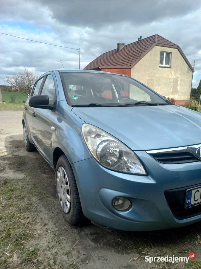 Hyundai i20 12 2010 kujawsko-pomorskie Golub-Dobrzyń