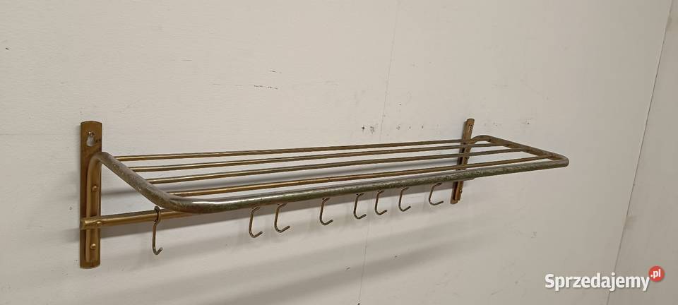 wieszak do przedpokoju vintage metalowy PRL Radomsko sprzedam