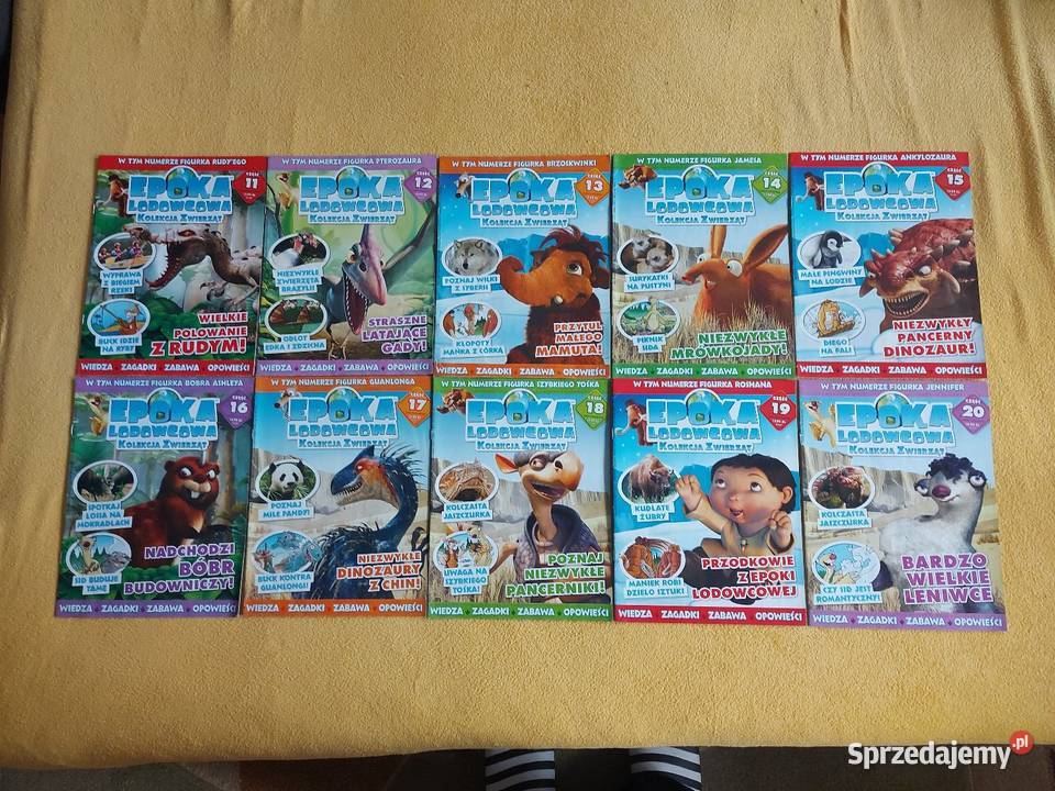 Kompletne Numery epoki lodowcowej kolekcji śląskie Chorzów