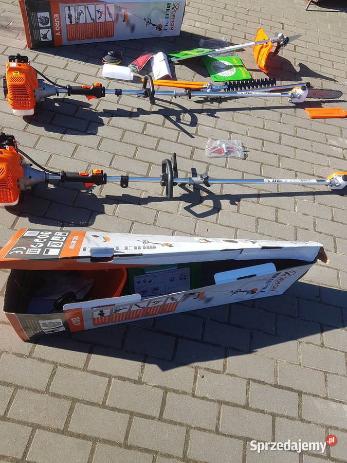 KOSA SPALINOWA 4W1 NOŻYCE DO ŻYWOPŁOTU PIŁA Głogowa