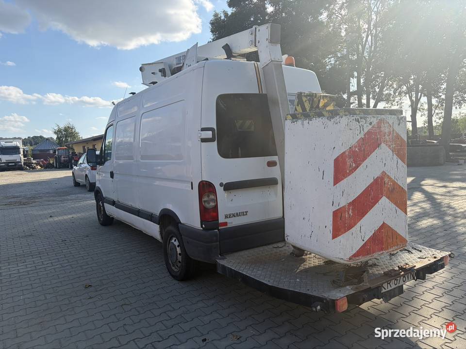 Renault master podnośnik koszowy zwyżka pali
