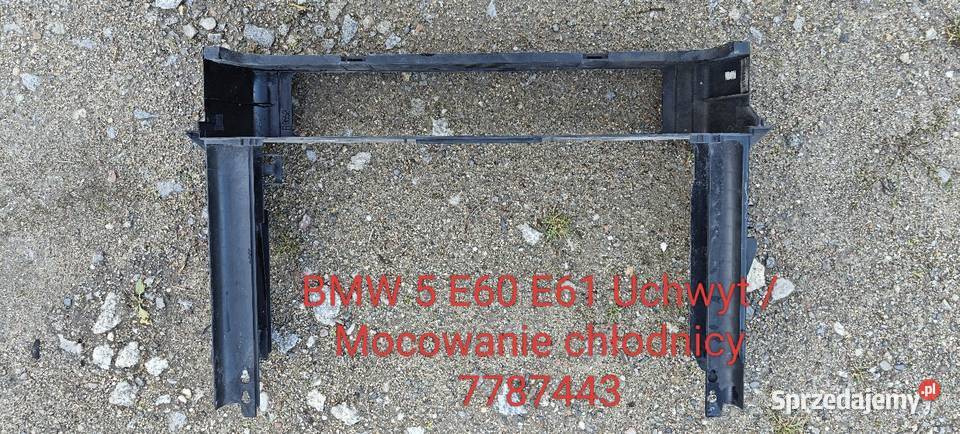 BMW 5 E60 E61 Uchwyt Mocowanie chłodnicy 7787443 Części samochodowe