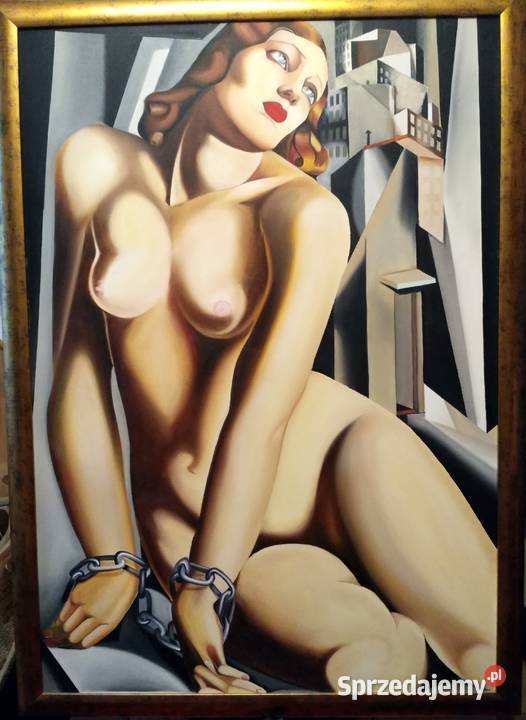 Kopia obrazu Tamary ŁempickiejNiewolnica Warszawa