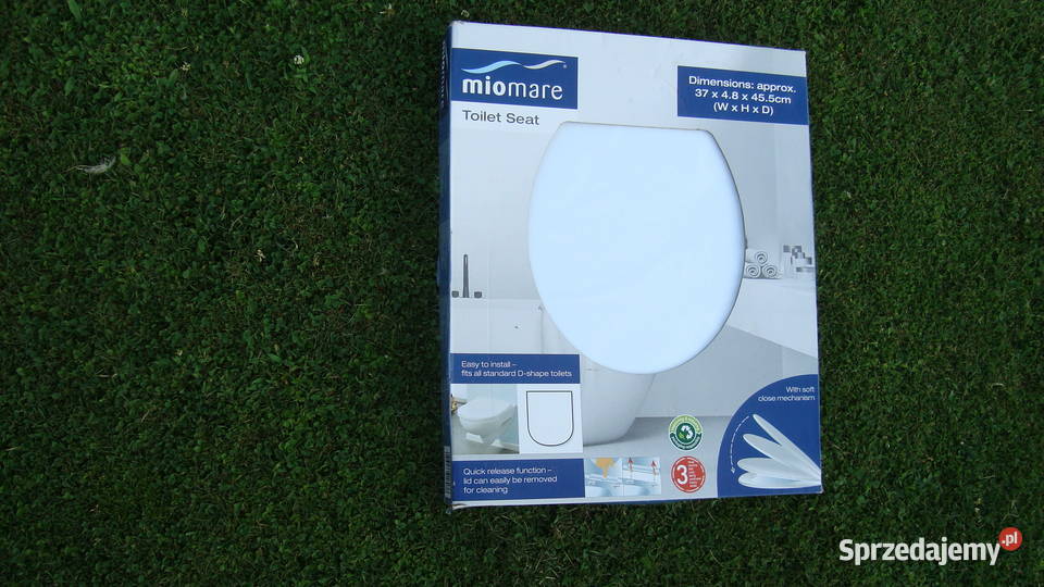 Deska sedesowa wolno opadająca biała Nowa Warszawa