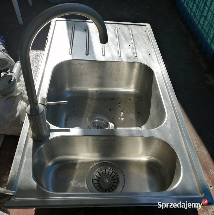 Zlew 15 komory wymiar 90x50 kranbateria komplet Łódź