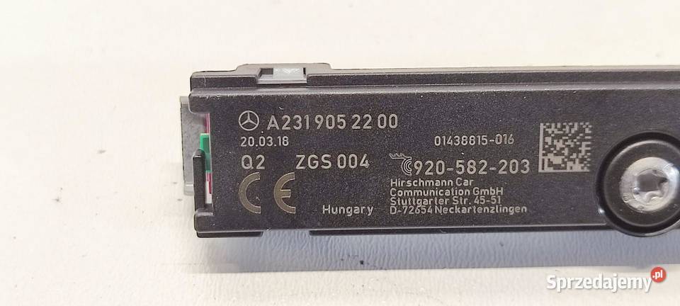 MERCEDES GLC W253 X253 WZMACNIACZ ANTENY