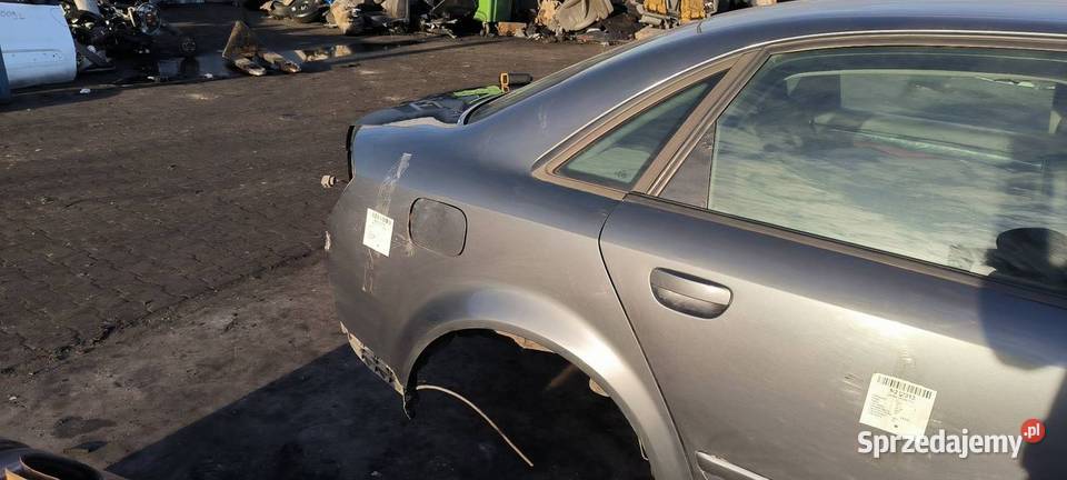ĆWIARTKA BŁOTNIK PRAWY TYŁ AUDI A4 B6 LX7Z Lipno