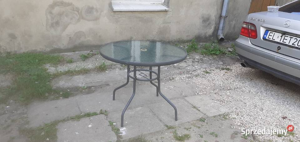 Stolik szklany ogrodowy Łódź