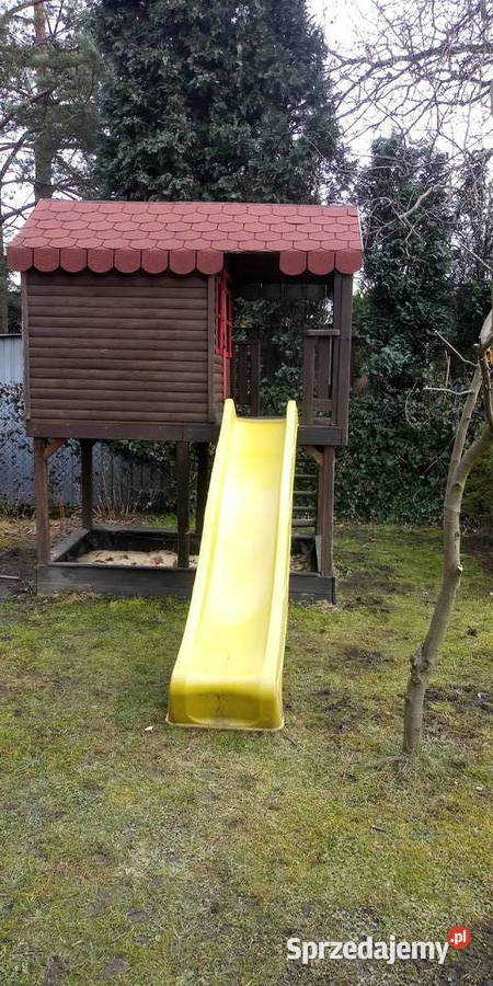 domek z drewna plac zabaw Pozostałe śląskie Mikołów