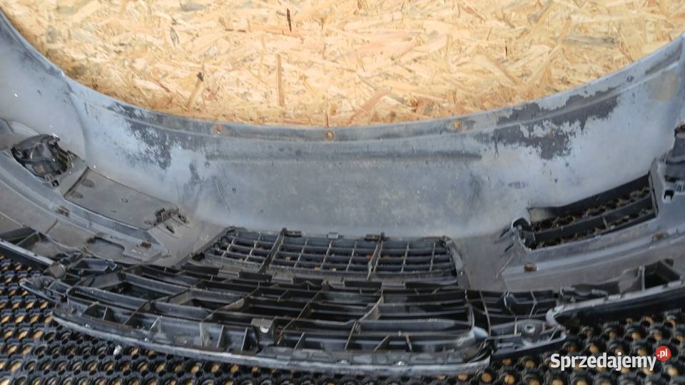 AUDI A6 C6 ZDERZAK PRZÓD GRILL HALOGEN LY9W Pasy przednie i tylne Części samochodowe Zbierkowo