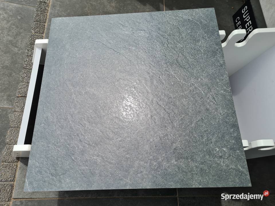 PŁYTKA GRES SLATE ANTRACITE SUGAR PÓŁPOLER 60X60