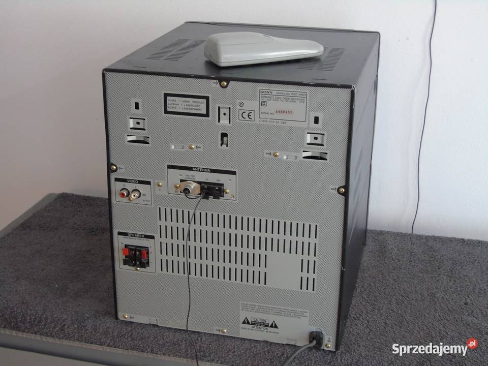 Wieża Sony HCDH551 pilot mocna WYSYŁKA Jasło