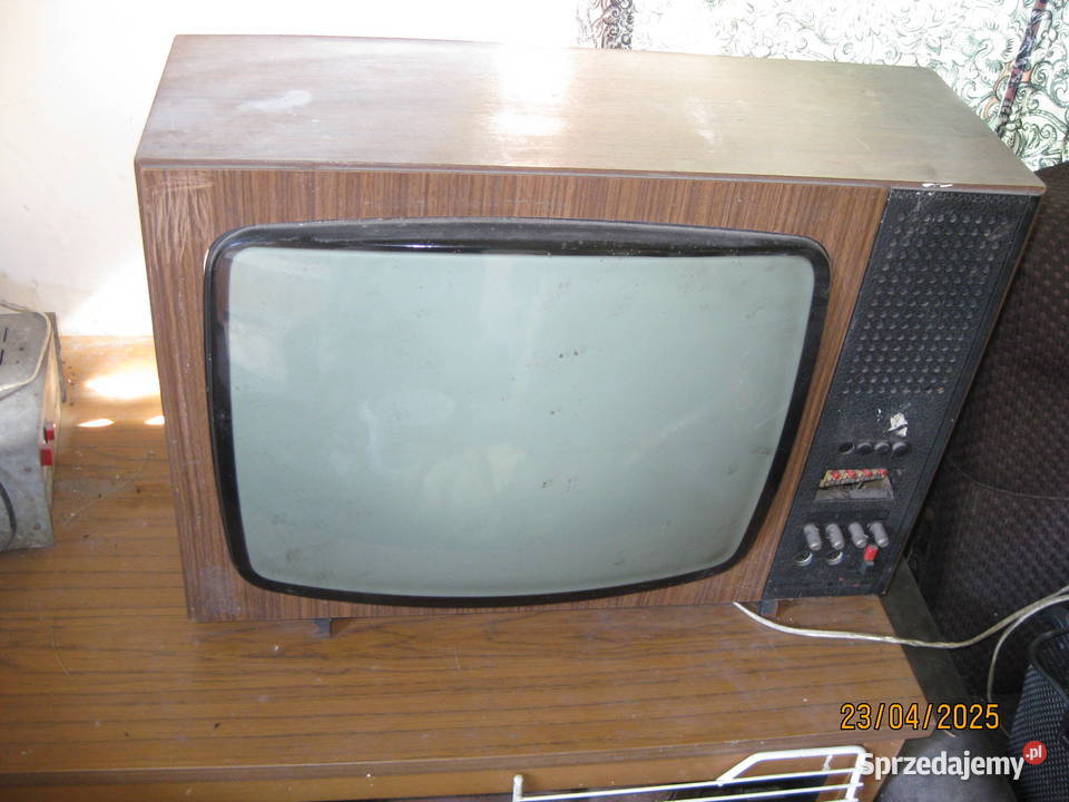 Stary telewizor Neptun PRL lubelskie Chełm
