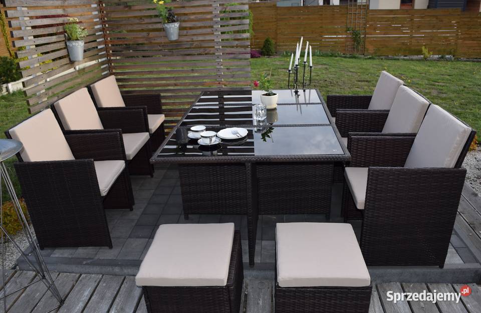 Zestaw 101 tulipan XL styl tecchnorattan brąz Bosutów sprzedam