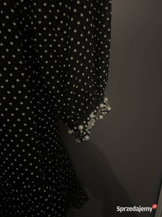 River Island sukienka pensjonarka groszki