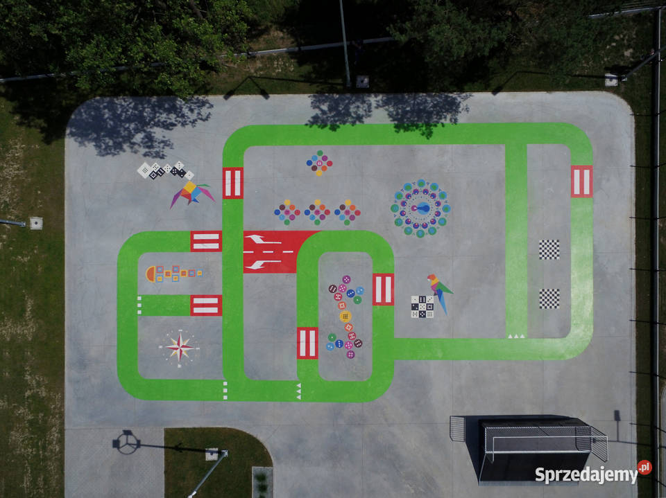 Miasteczko rowerowe ELO2 15x20m stacjonarne Białystok