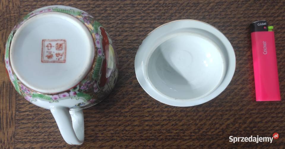 Famille Rose chiński kubek porcelanowy z Warszawa sprzedam
