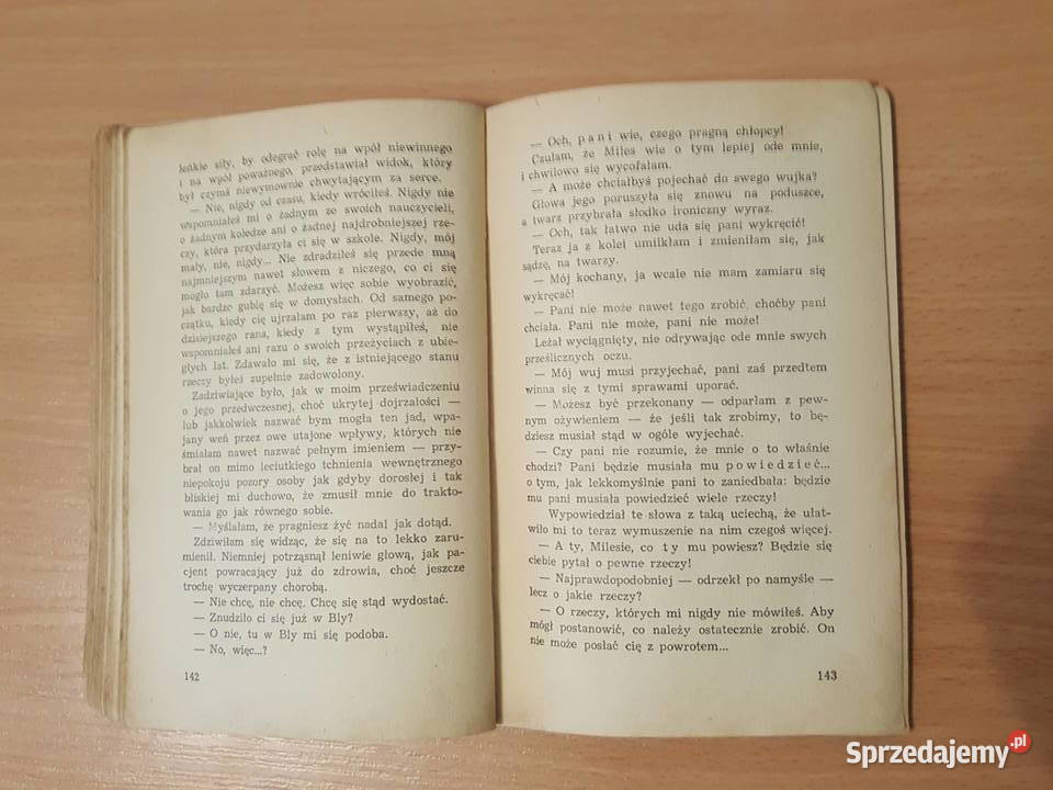 KSIĄŻKA W kleszczach lęku Henry James powieść o Złotniki