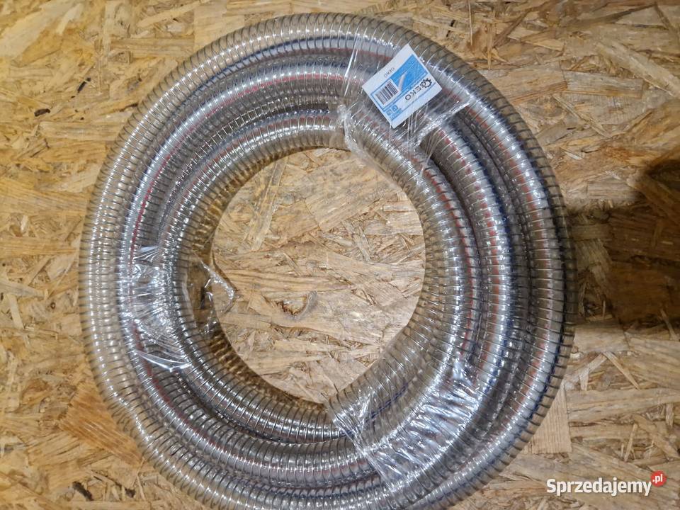 Wąż ssawny 1 cal 1 25 mm wzmacniany drutem 5m Głogowa sprzedam