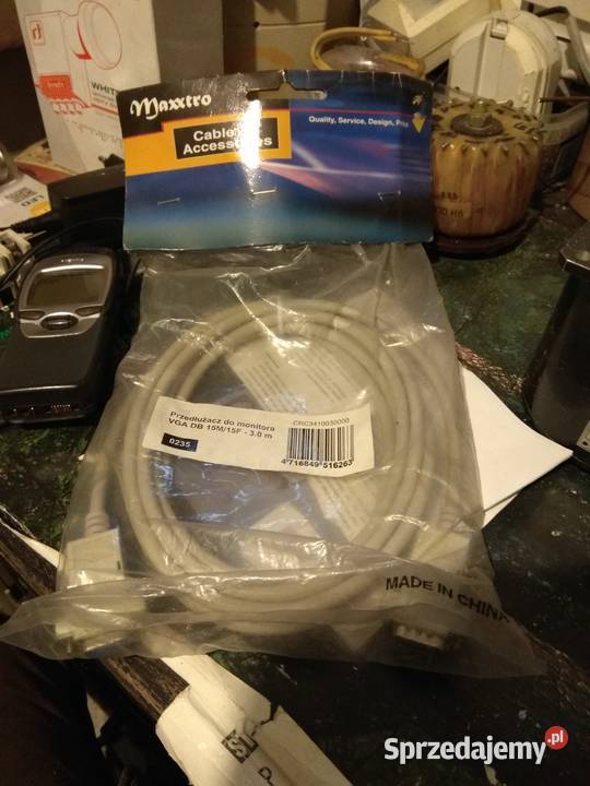 Przedłużacz monitora 3 m VGA Kraków