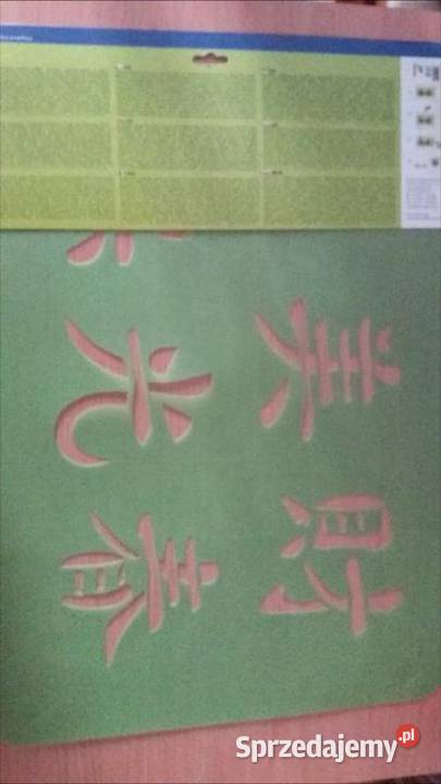 SZABLON do malowania malarski dekoracyjny CHINA Złotniki