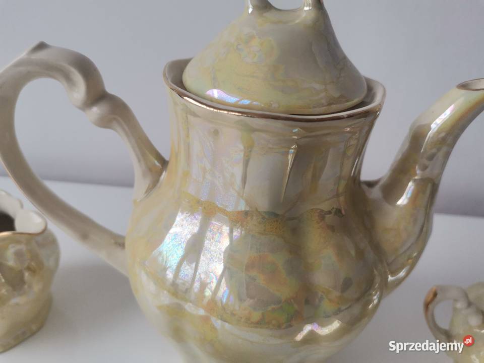 Stara porcelana Chodzież serwis kawowy 1500 Porcelana i szkło śląskie Katowice