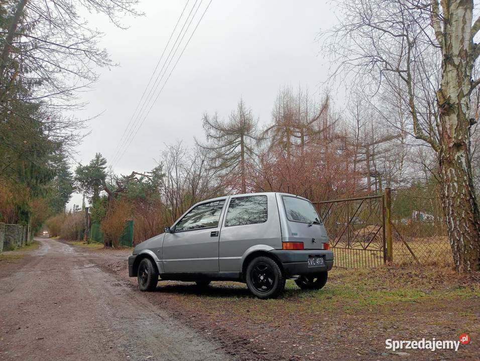 Fiat Cinquecento 900 1996r Czarne Blachy lakier metallic sprzedam