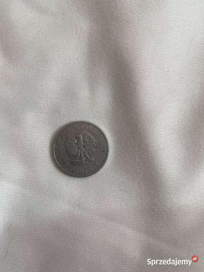 Moneta 50 groszy z 1970 roku Strzyżewice
