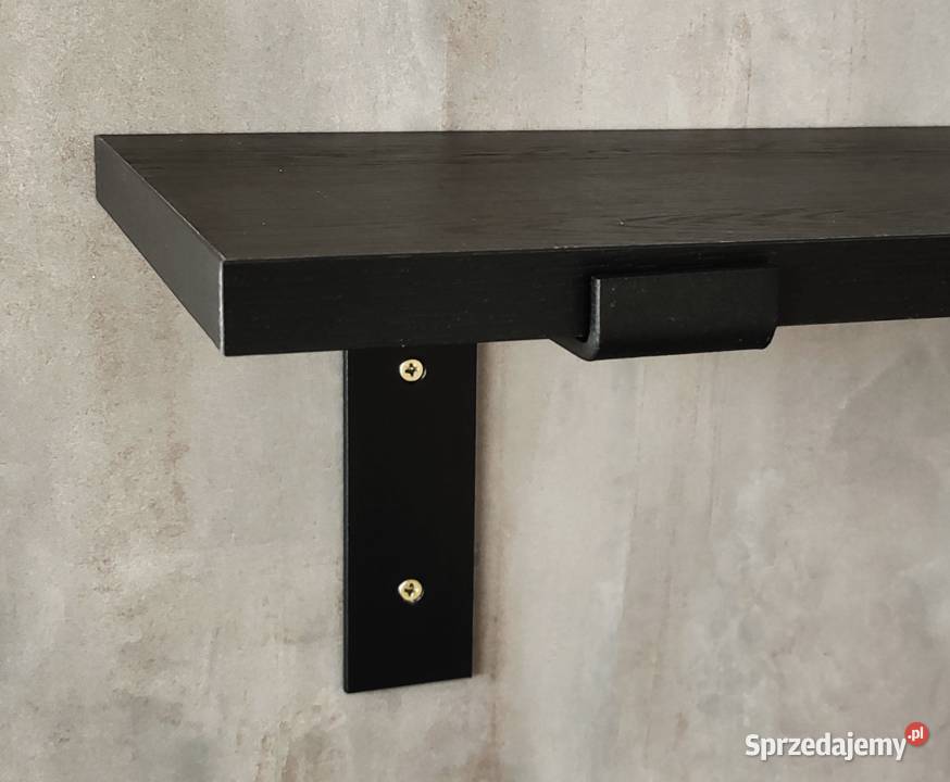 wsporniki metalowe czarne do półki wiszącej Warszawa