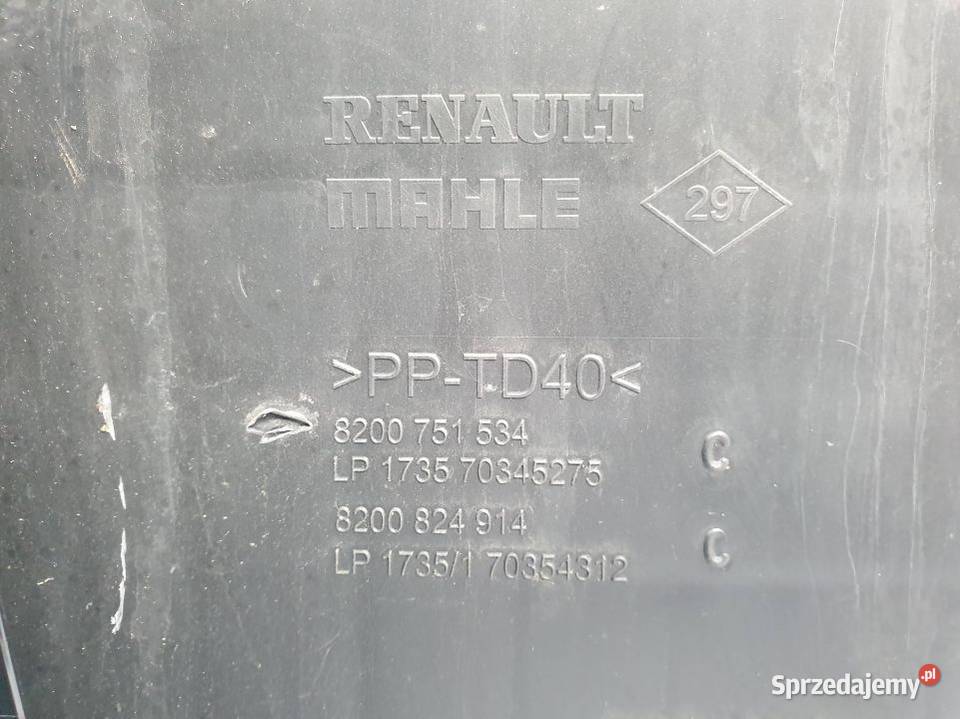 OBUDOWA FILTRA RENAULT MASTER III 8200751534 Lipno