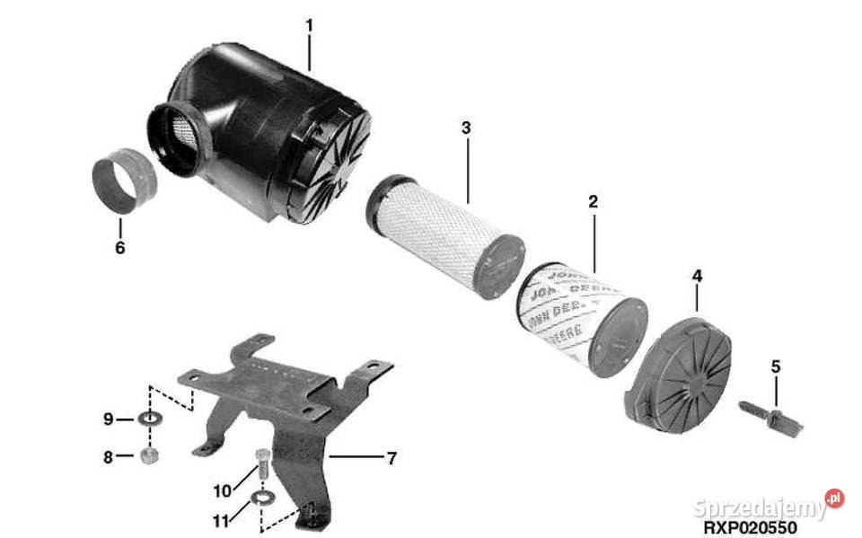 John Deere 7600 7700 7800 JD katalog części Szamotuły