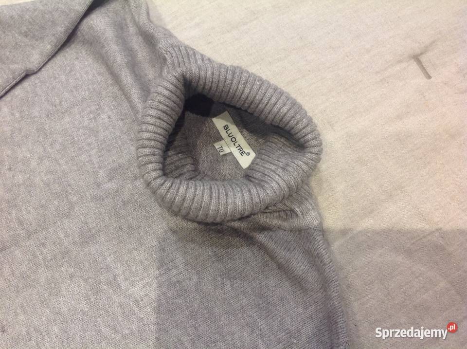 Sweter Golf damski r SM szary Viscose 51 Rozmiar 36(S) Nowa Sól