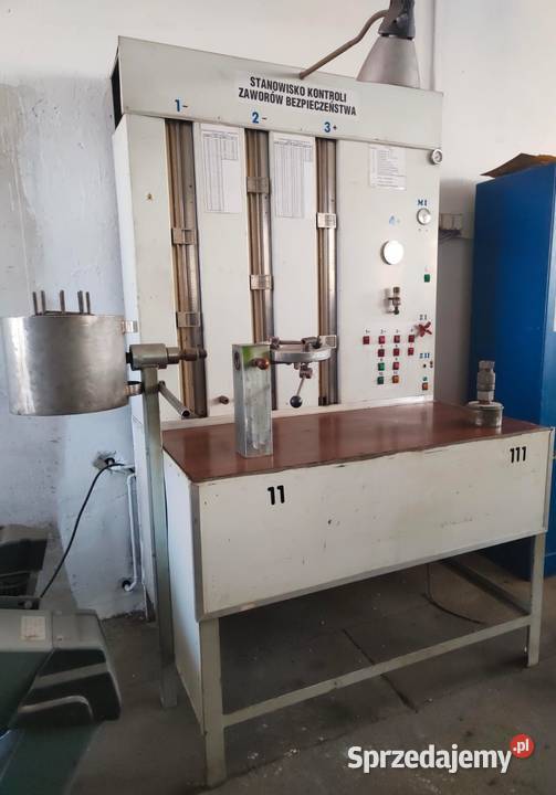 Stanowisko kontrolne zaworów bezpieczeństwa opolskie sprzedam